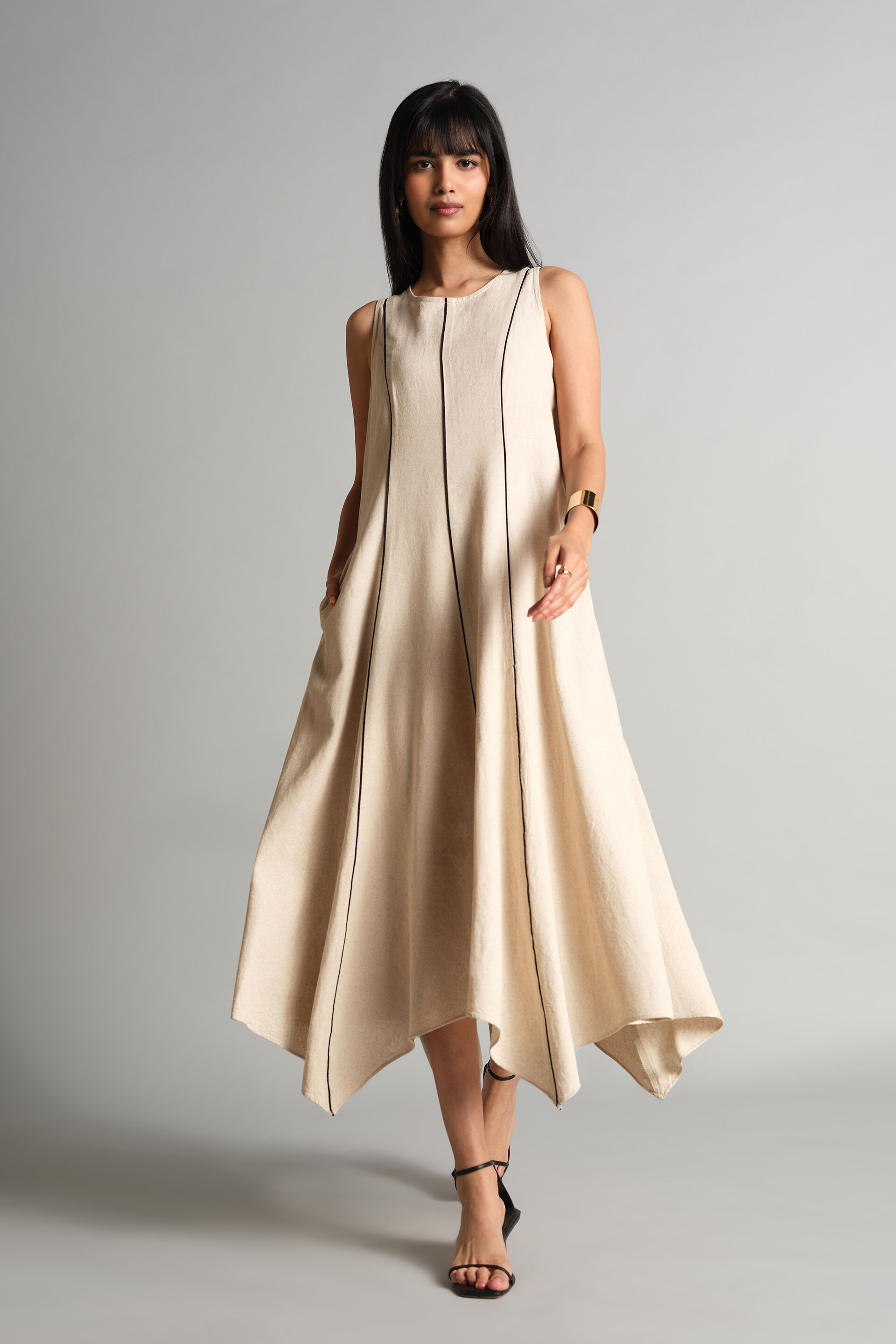 Time To Sway Natural Maxi Dress, Natural, image 2